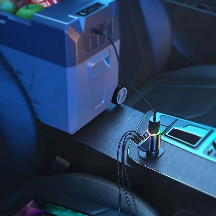 4-in-1 Car Charger + Bluetooth FM Transmitter Joyroom PD 150W (5).webp