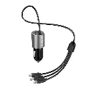 Dudao 3in1 USB Car Charger with Lightning  USB Type C  Micro USB Cable (6).webp