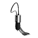 Dudao 3in1 USB Car Charger with Lightning  USB Type C  Micro USB Cable (7).webp