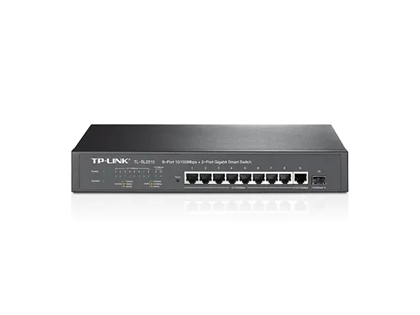 TL-SL2210 8-Port 10/100Mbps + 2-Port Gigabit Smart Switch