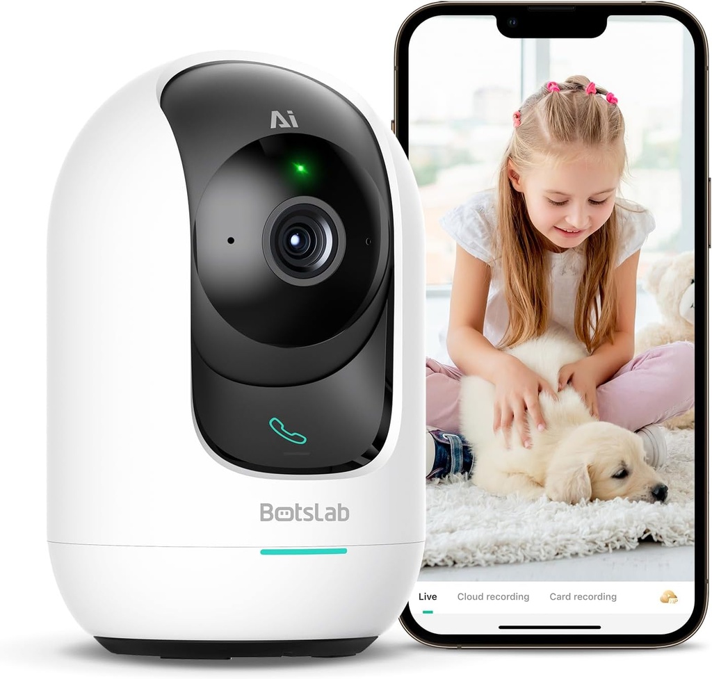 360° Indoor WiFi Camera | Botslab 2C Pro C222 5MP