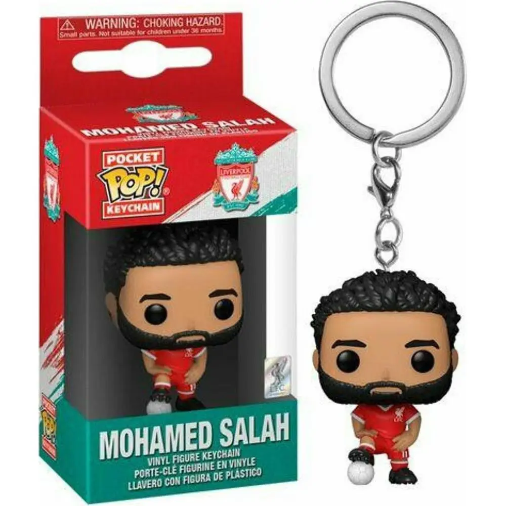 Pop! Funko Pocket Liverpool - Mohamed Salah Vinyl Figure Keychain - Funko Pop