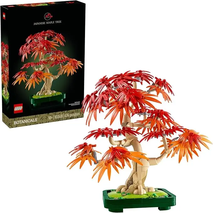  LEGO 10348 Botanicals Japanese Red Maple | Bonsai Tree Building Set