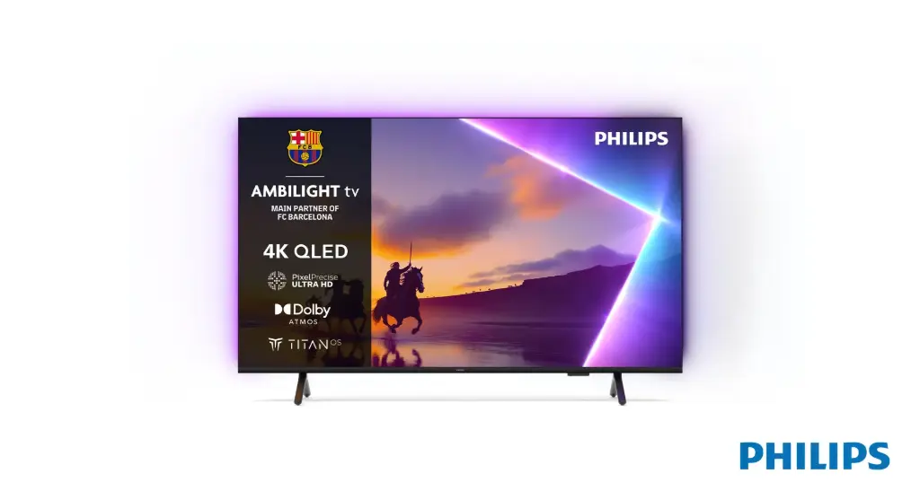 Philips 75″ 4K QLED Ambilight TV 