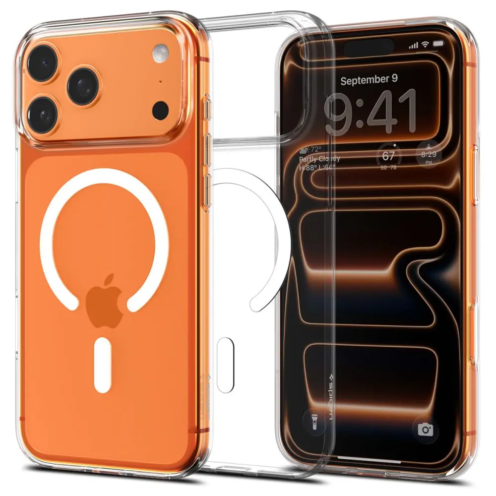 Spigen Liquid Crystal Mag Magsafe Iphone 17 Pro Clear/White 