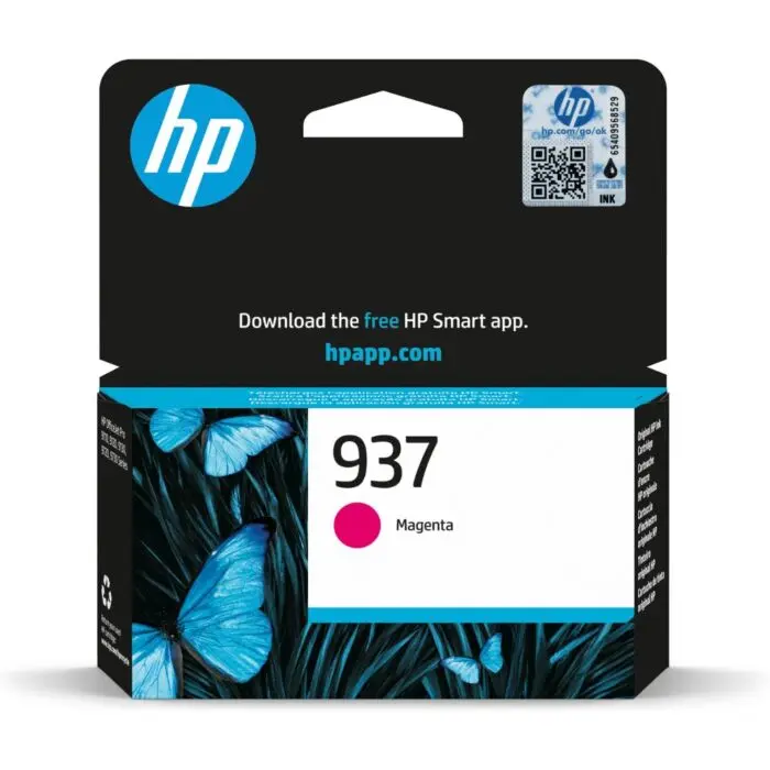 HP Original Color Ink Cartridge | HP 937 Magenta