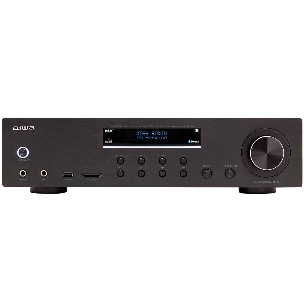  Amplifier All-in-One | Aiwa AMR-200DAB-BK