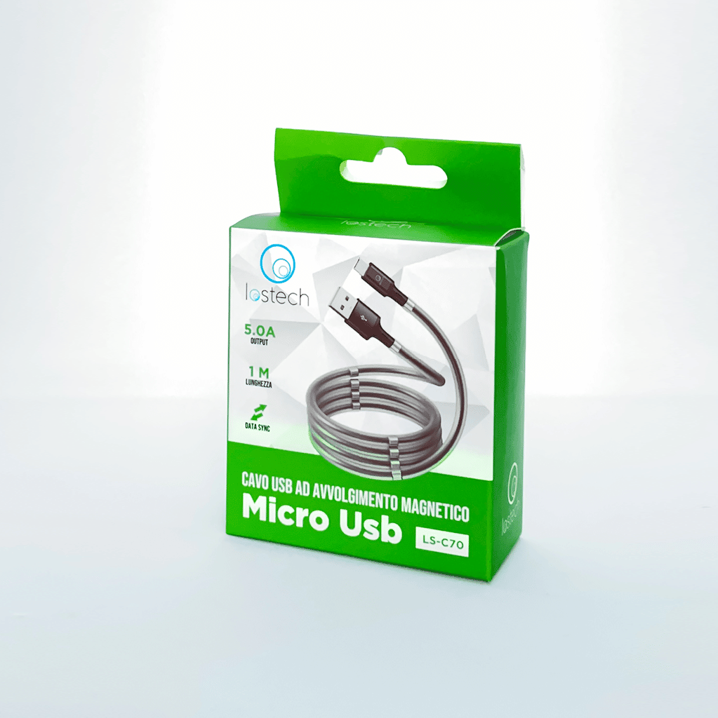 Lostech LS-C70 | Magnetic Micro-USB to USB Cable 1m