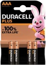 AAA Alkaline Batteries | Duracell Simply (4 pcs)