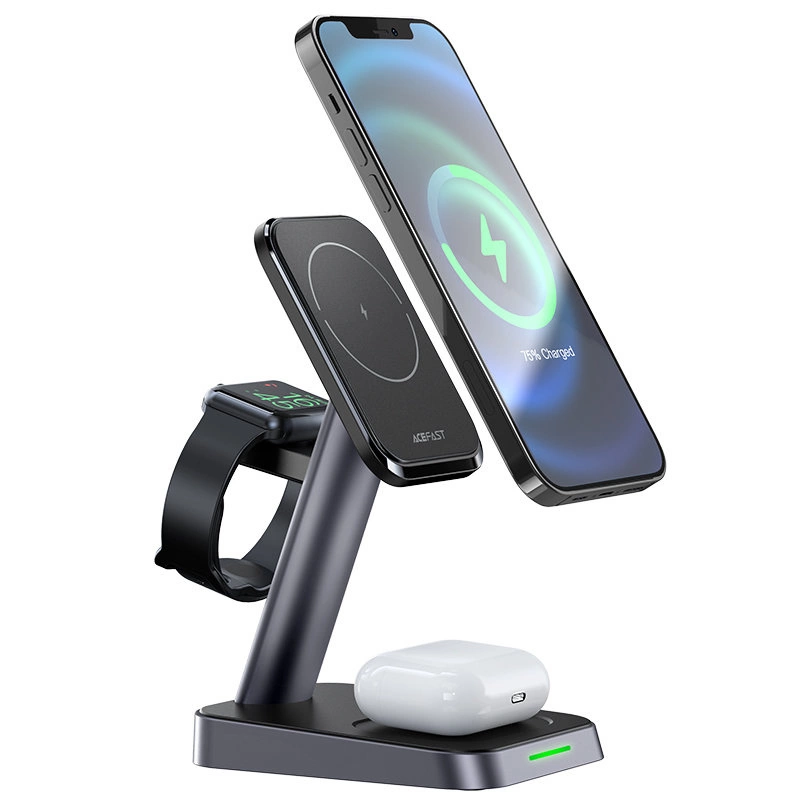 3-in-1 Magnetic Wireless Charging Stand | Acefast 15W For iPhone