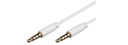 3.5mm 4-Pole Audio Cable | DOUBLE AUXY Headphone Mic 1.2m