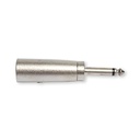 XLR Microphone plug adapter 3 poles to jack 6,3 mono (1 Piece)