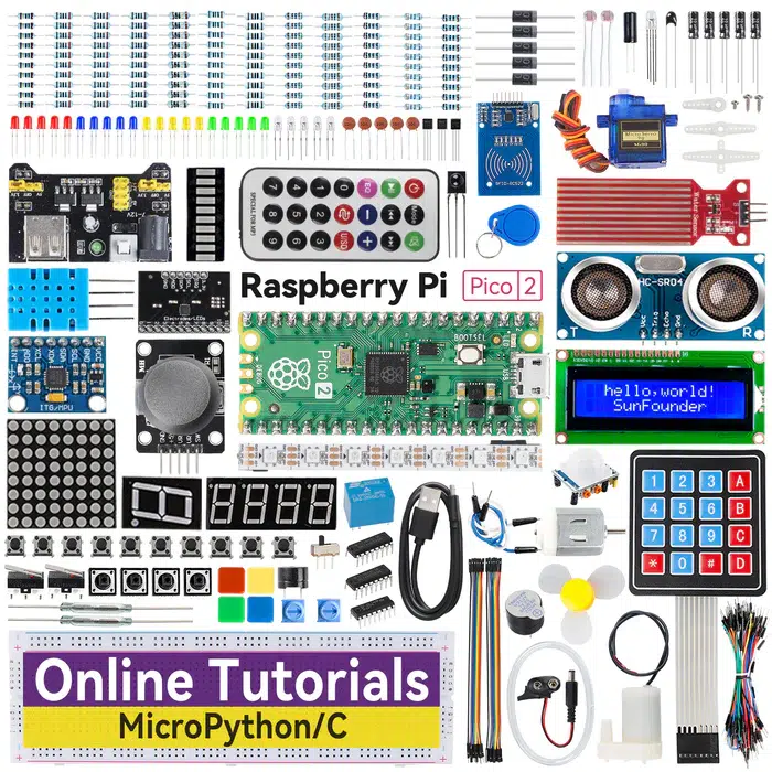 Pico 2 W Ultimate Starter Kit | Raspberry Pi CN0489D