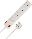 Brennenstuhl Extension Socket UK 4 Way 10M White 