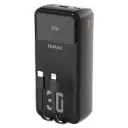 Dudao K15MAX 30000mAh PD 22.5W Powerbank W/ Built-in Cables - Black