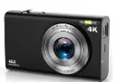 4K Digital Camera DC402-AF  | Auto Focus & 16× Zoom - Black