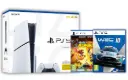 PlayStation 5 Slim Disc Edition Console + WRC 10 + Crash Team Rumble