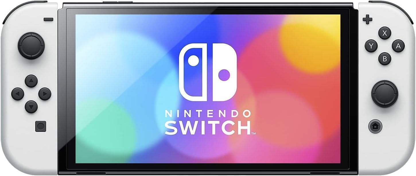 Nintendo Switch OLED Model – White + Super Mario Wonder Game